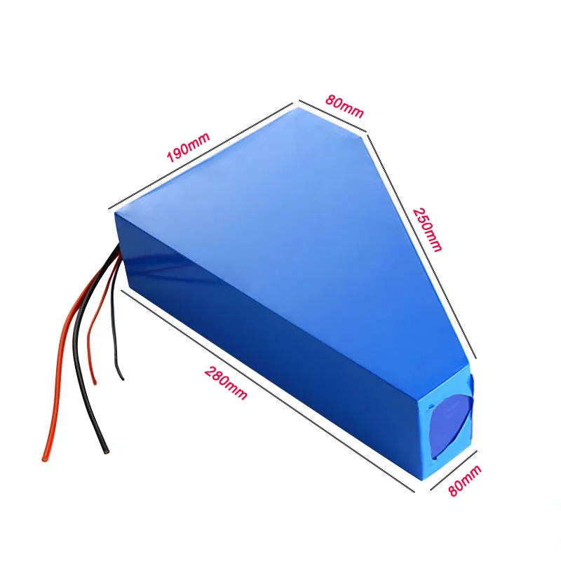 72v Triangle Battery 48volt 20ah 25ah 30ah Bafang 500w 700w 18650 21700 Cell Lithium Pack Battery For Bike Electric Bicycle Sco