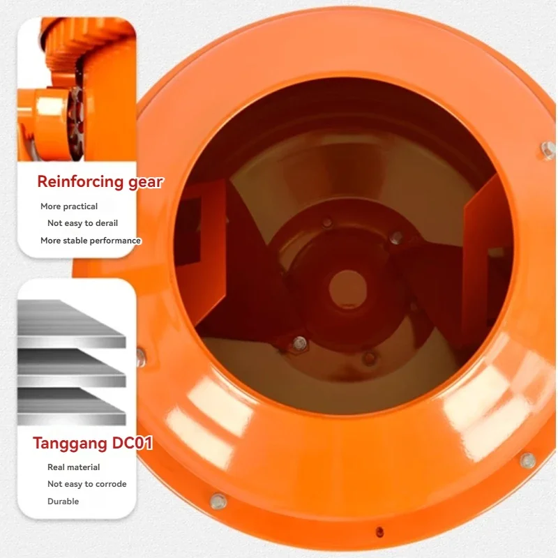 Zementmörtel Betonmischer Trommel Baustelle elektrisches reines Kupfer 220V Haushalt kleiner Futter mischer Hoch leistungs motor