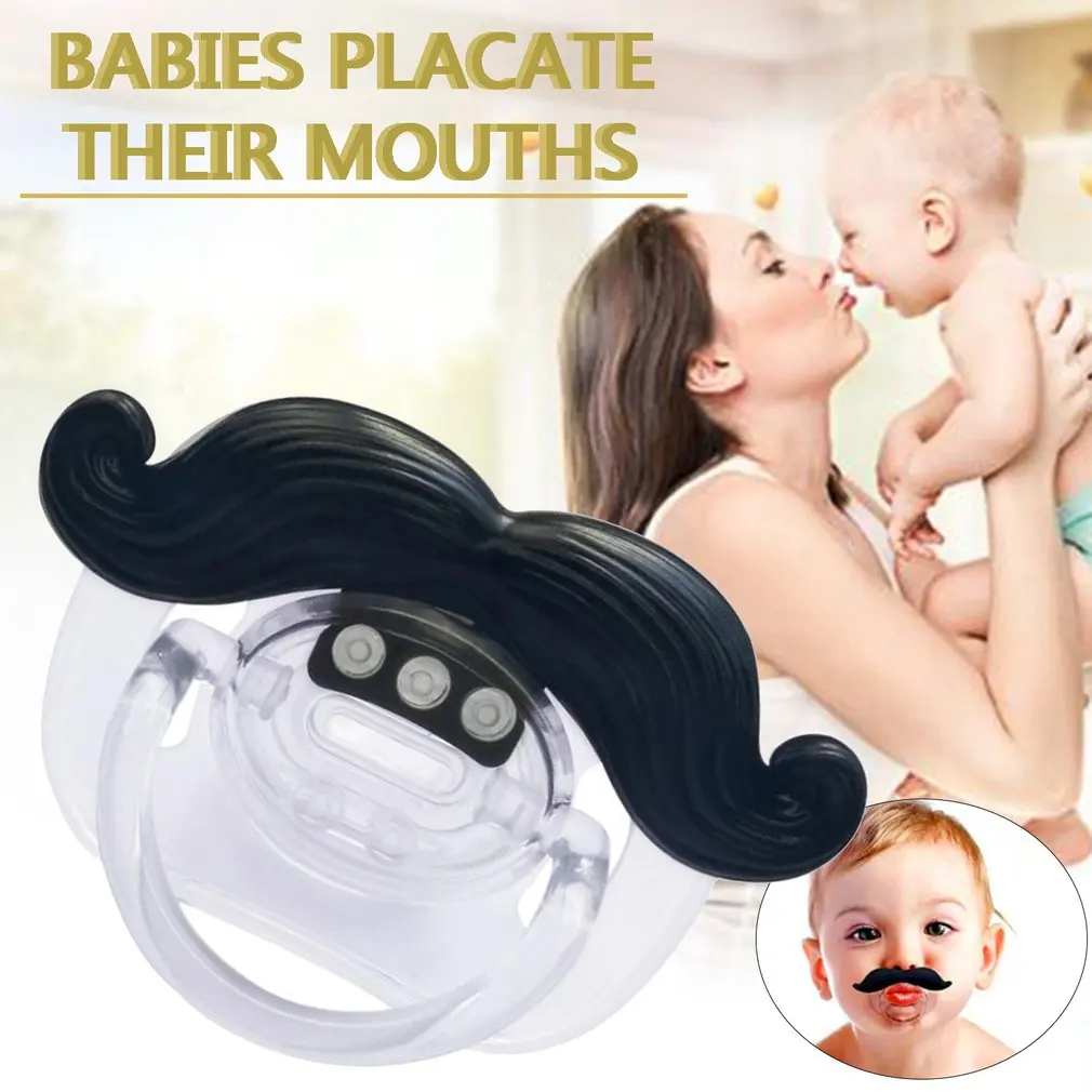 Baby Silicone Pacifier Funny Pacifier Pacifier Baby Rabbit Teeth Cute Pacifier Beard Pacifier Baby Supplies