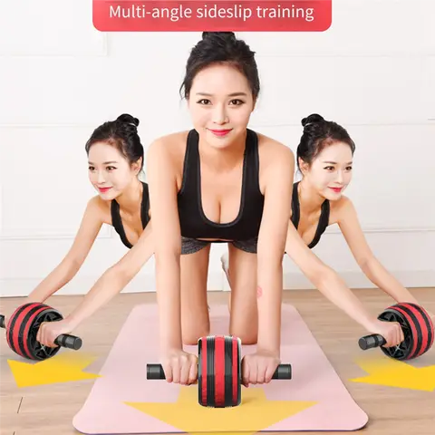Y49A-Ab 휠 롤러 운동 롤러 휠, 홈 체육관 훈련 코어 근육, B를 위해 무릎 복부 운동 장비 포함