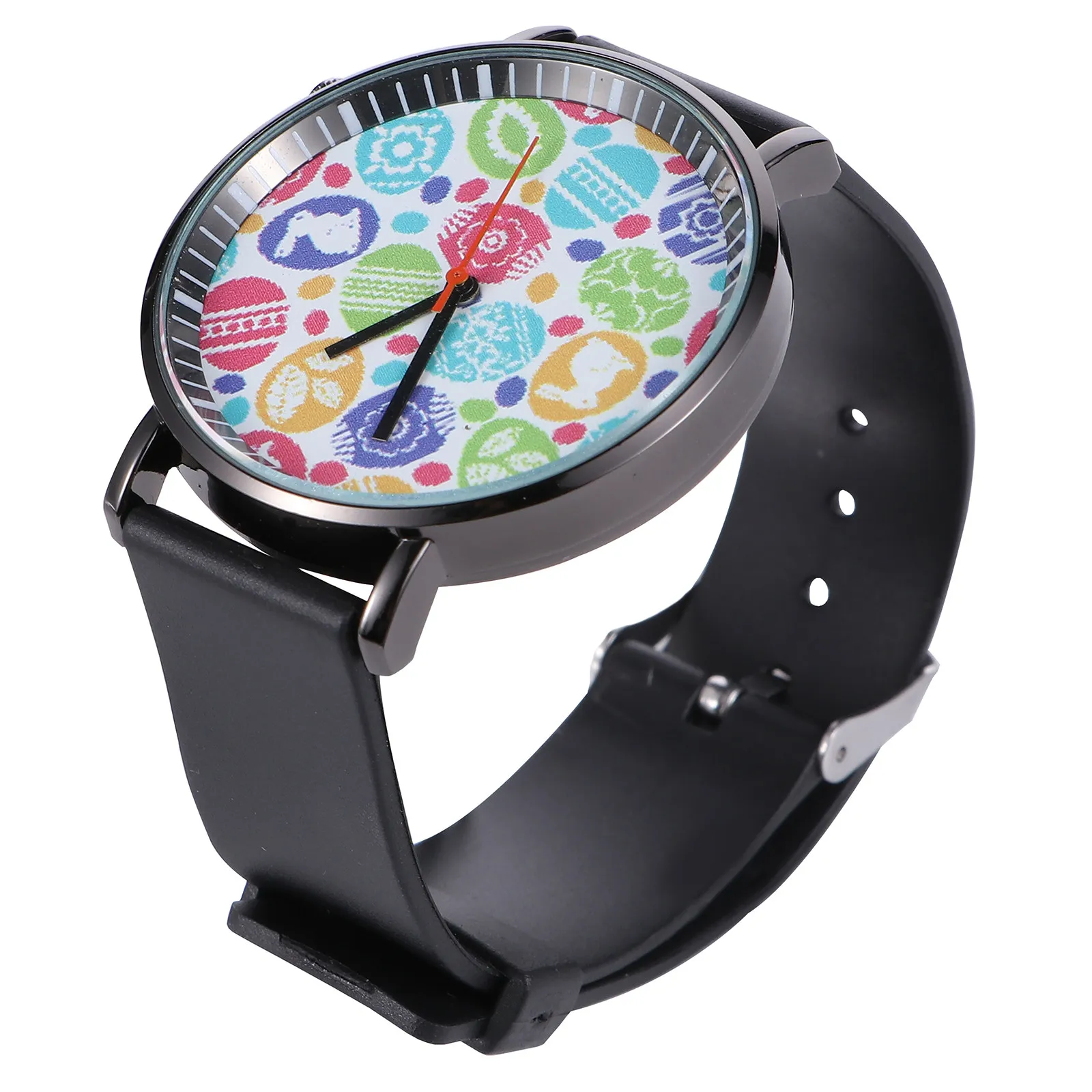 Easter Egg Watch Quartz Wristwatch Premium Comfortable Design Elegant Appearance Standout Style for Cat Lovers Birthday Gift