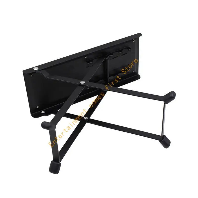 1Pc 4 Position Height Adjustable Metal Guitar Footstool, 4 Gears Foldable 55KD