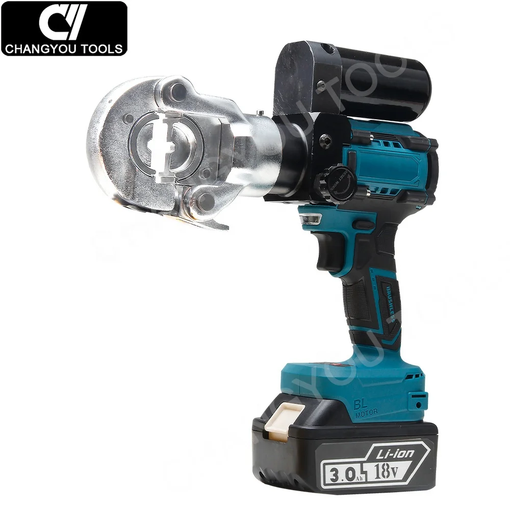 EB-300G  Electric Crimping Tool for Cable Lugs Battery Crimper Hydraulic Crimping Tool with 2 Battery