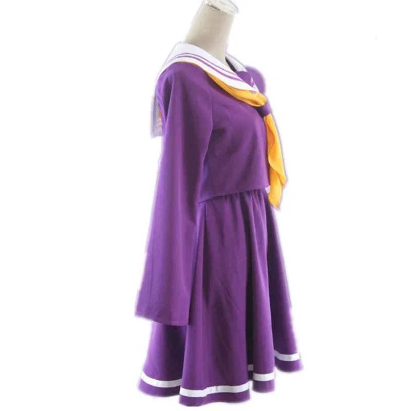 Costumi cosplay unisex Anime Cos Shiro Outfit Halloween Natale Uniforme misura personalizzata