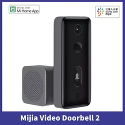 For Mijia Video Doorbell 2 wifi doorbell Ai Smart Doorman Human Detect 3Day Cloud Storage Voice Change 2Way Talk Night Vision