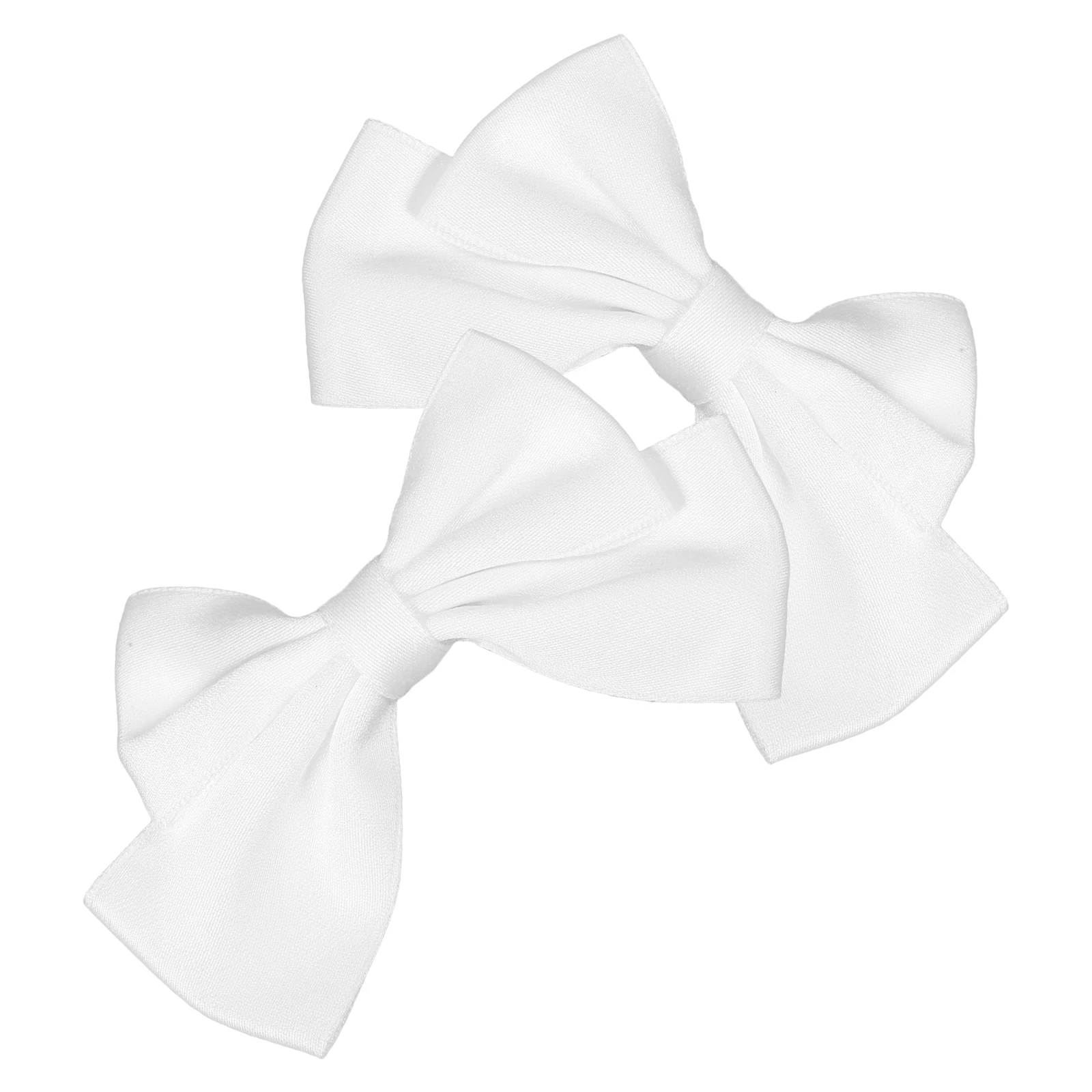 

2pcs White Bow Shoe Buckle Wedding Bridal Decorative Clips Replace Old Buckles Durable High Quality Shoe Accessories