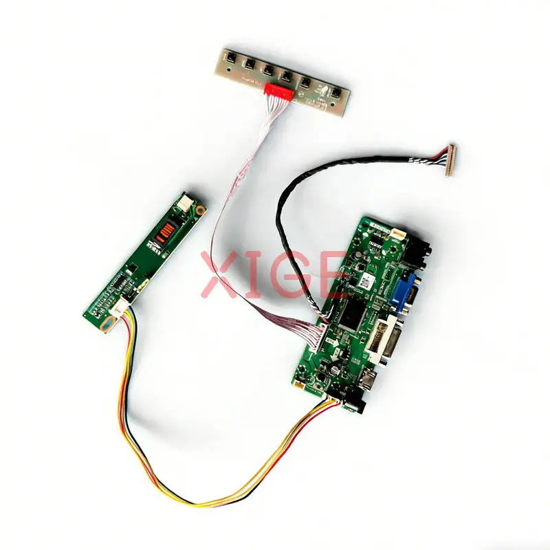 Controller Drive Board Fit LQ133K1LD4B LQ133K1LA4A LQ133K1LA04 B133EW01 VGA+DVI+HDMI 1-CCFL LVDS-20Pin 1280x800 1280*800 Kit DIY