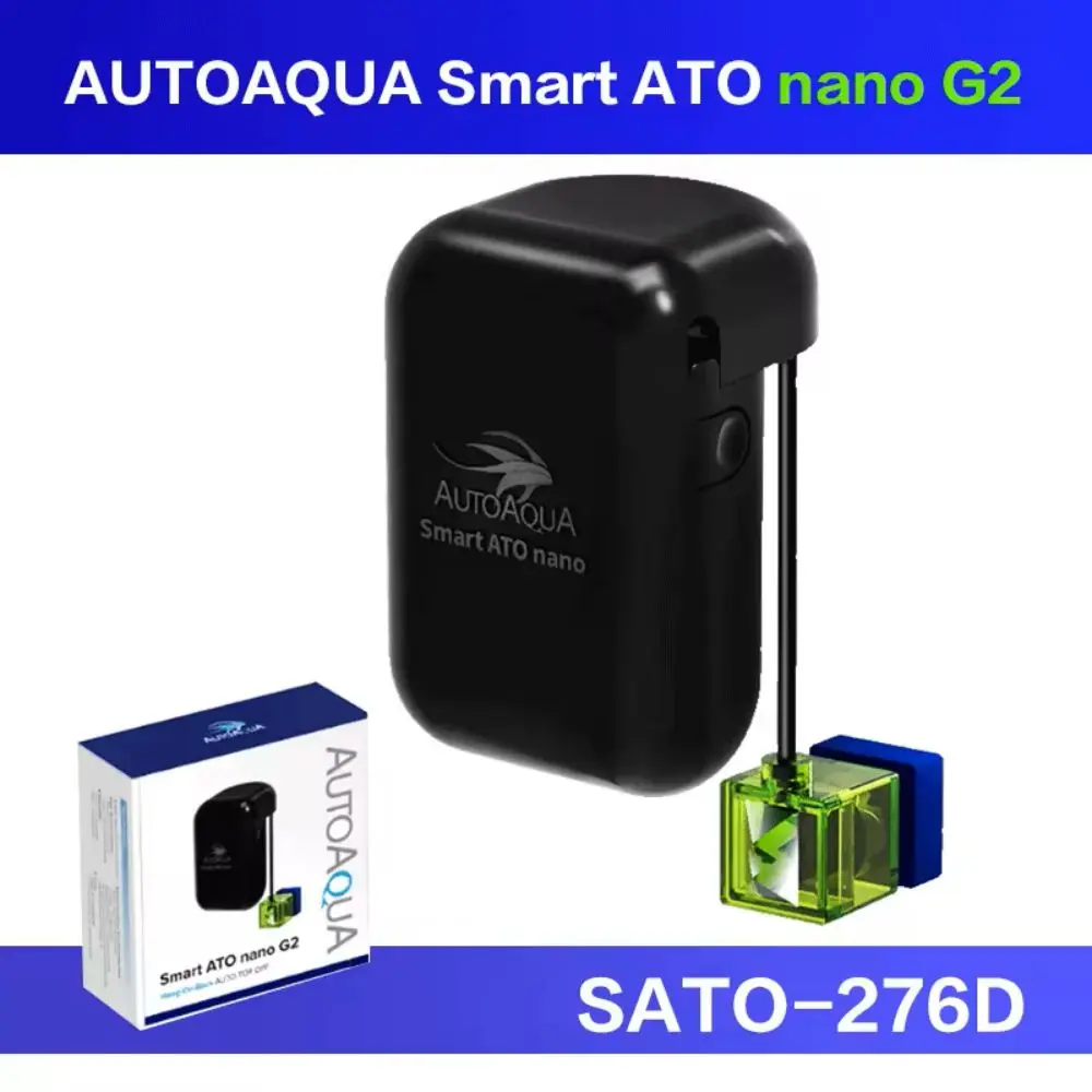 

AUTOAQUA-Smart ATO Nano G2 SATO-276D TOAQ Small Aquariums for 3-10mm Aquarium Glass Thickness, Automatic Auto Replenishment