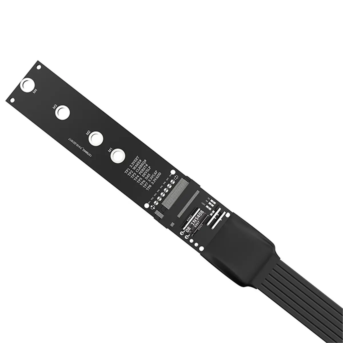 NEW FACTORY~M.2 NVMe SSD Extension Cable PCIe 4.0 X4 M-Key Riser Card Extender for M.2 2230 2242 2260 2280 Solid State Drive