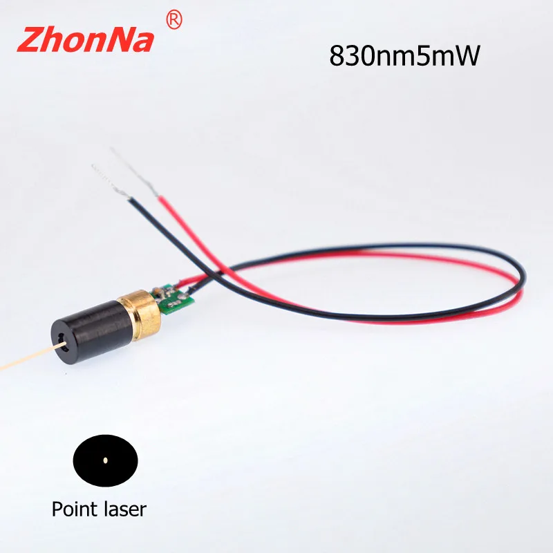 905nm 100mW 6mm Cross Line Dot 6*13mm Industrial MINI Red Locate Laser Head LD Module Laser Module Medical Positioning 3 to 4.2V