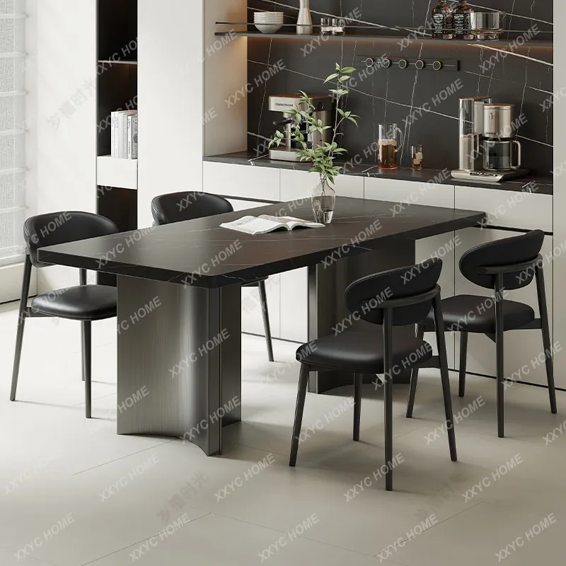 XX Modern Kitchen Tables Tall Luxury Style Dining Tables Rectangle  Dining Room Furniture