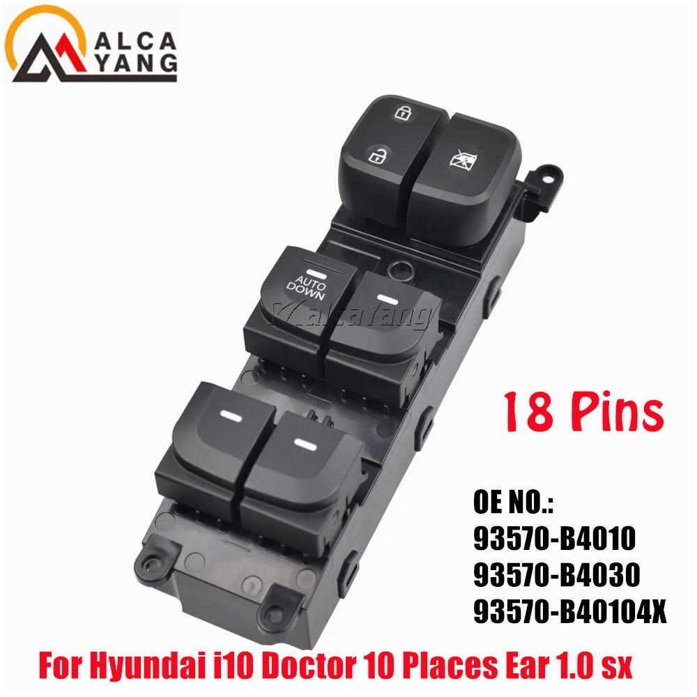 

Кнопка управления окном главного питания 93570-B4010 для Hyundai i10 Doctor 10 мест Ear 1,0 sx 2013 2014 2015 2016 2017