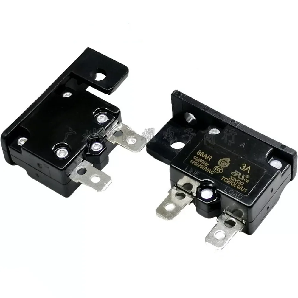 Original new 100% automatic reset overload protection circuit breaker with bracket 88AR 3A 4A 5A 7A 10A 15A 20A