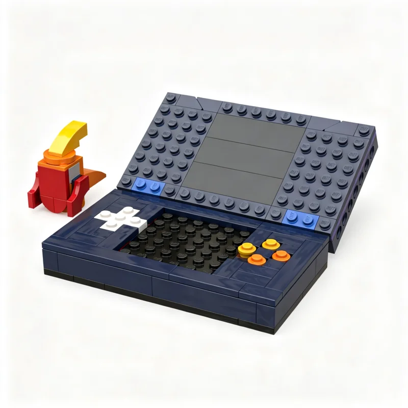 150pcs MOC Creator 3-in-1 DS Dual Screen Fuecoco Model Christmas Gift Home Decor Desk Display For Adults Room