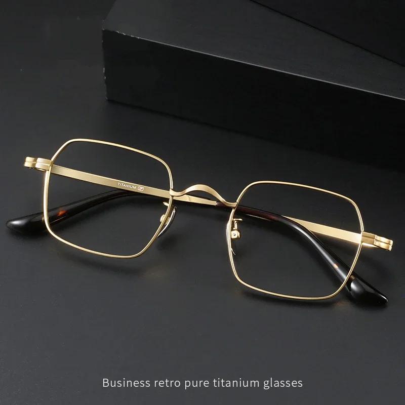 

Новое поступление, большая квадратная титановая оправа, ацетатные мужские и женские оптические очки, модные уличные очки