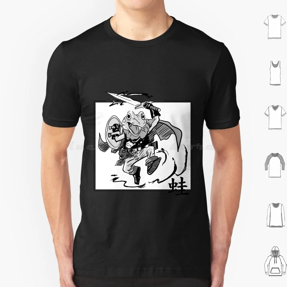 Chrono Trigger Frog T Shirt Cotton Men Women DIY Print Chrono Trigger Chrono Rpg Snes Trigger Retro Gaming Lucca Frog Marle