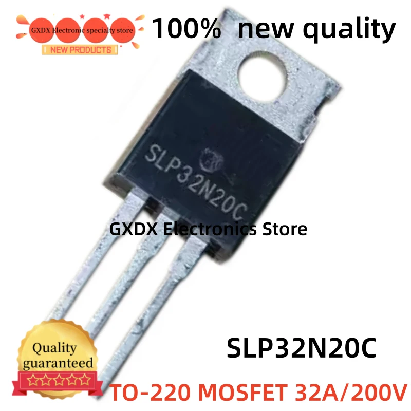 10-20-30-50 piezas 100% nueva calidad SLP32N20C 32N20C TO-220 MOSFET 32A/200V