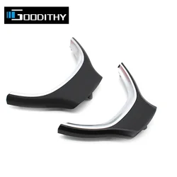 Car Interior Chromed Steering Wheel Decoration Cover Trim For BMW 5 5GT 6 7 Series F10 F11 F07 F06 F12 F01 F02 2009-2016