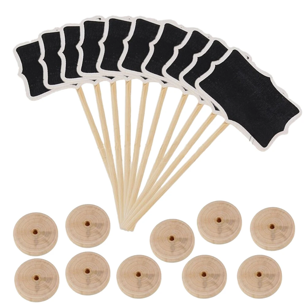 1pcsClassic Mini lavagna Clip On Message piccola lavagna in legno per tavolo buffet per feste di matrimonio