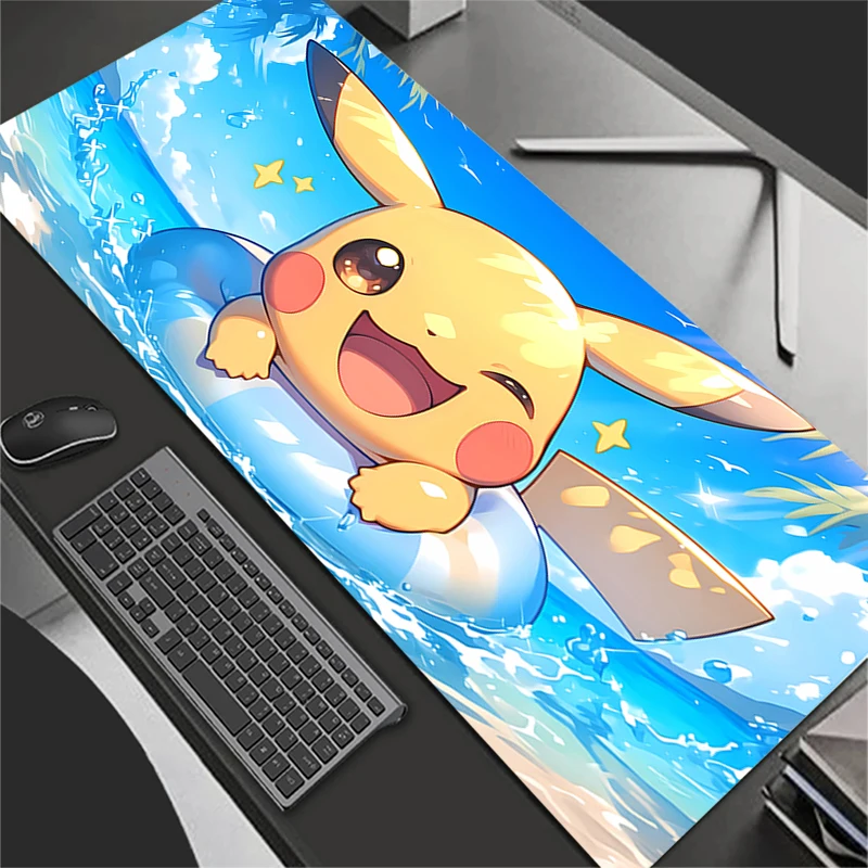 Muismat Gamer Notebook Games Muismat XXL Toetsenbord Pad Grote P-Pokemons P-Pikachus Muismat Muismat Gaming Bureau Mat