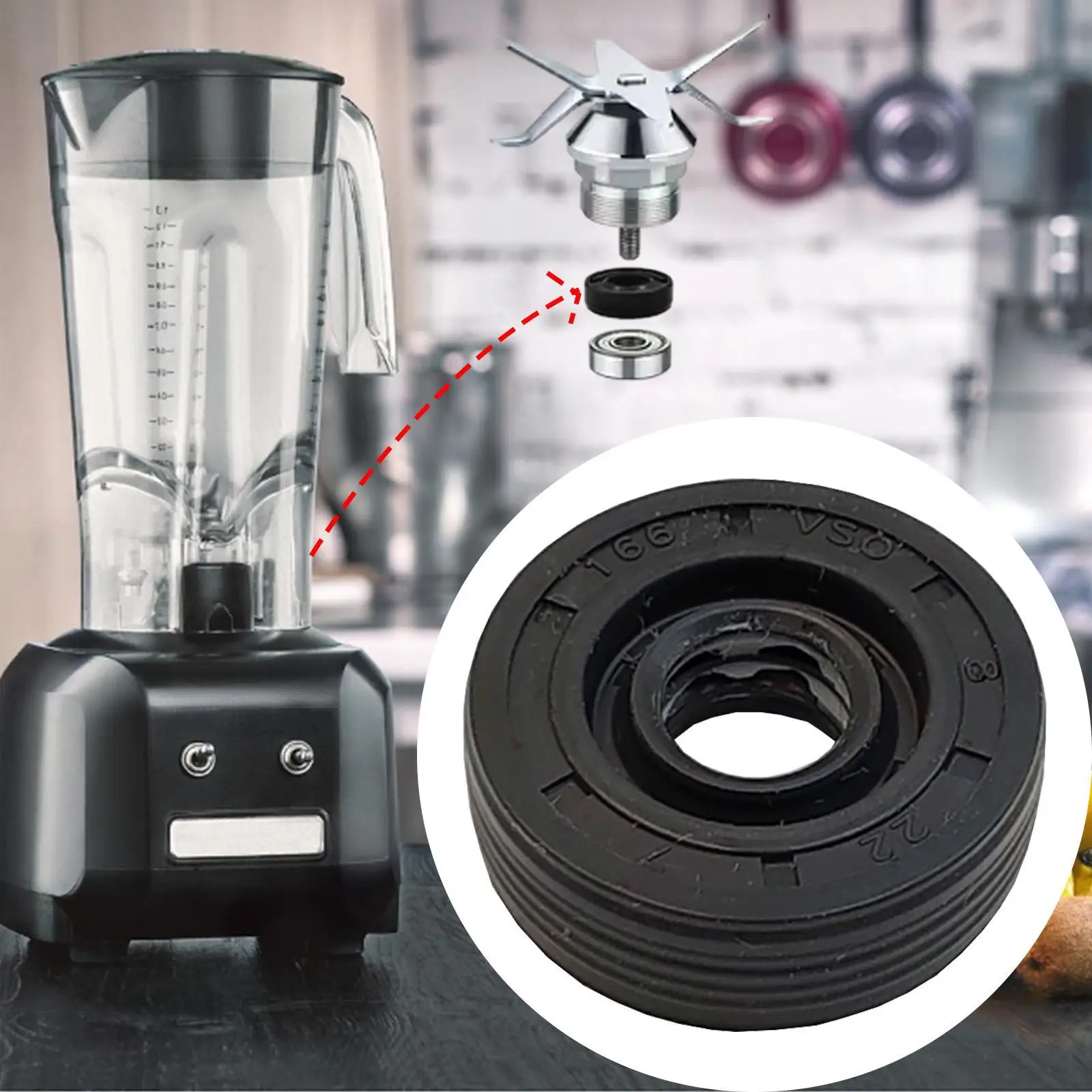 Anillo de sellado para máquina de pan resistente al calor fácil de usar reemplaza directamente