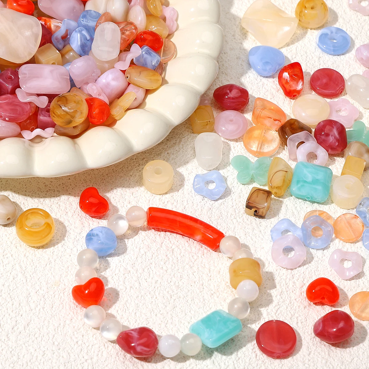 50g Novedad: Cuentas acrílicas - Ethnic Fashion Jewellery reseña y precio
