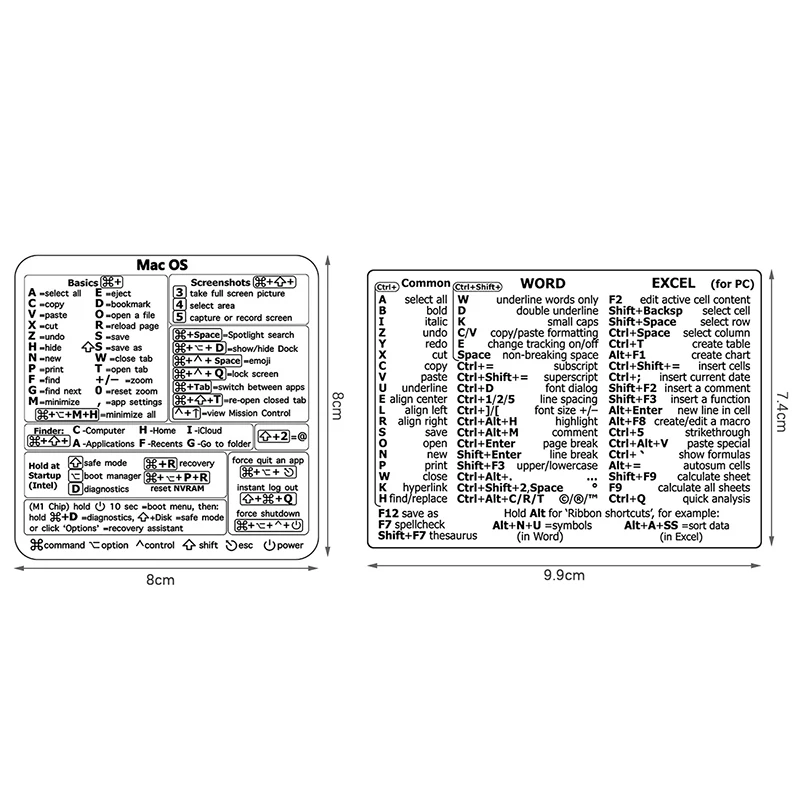 ملصقات للنوافذ والكلمات ، إكسل ، فوتوشوب ، دليل لوحة المفاتيح ، ملصقات مختصرة ، تناسب الكمبيوتر المحمول أو الكمبيوتر الشخصي ، 30