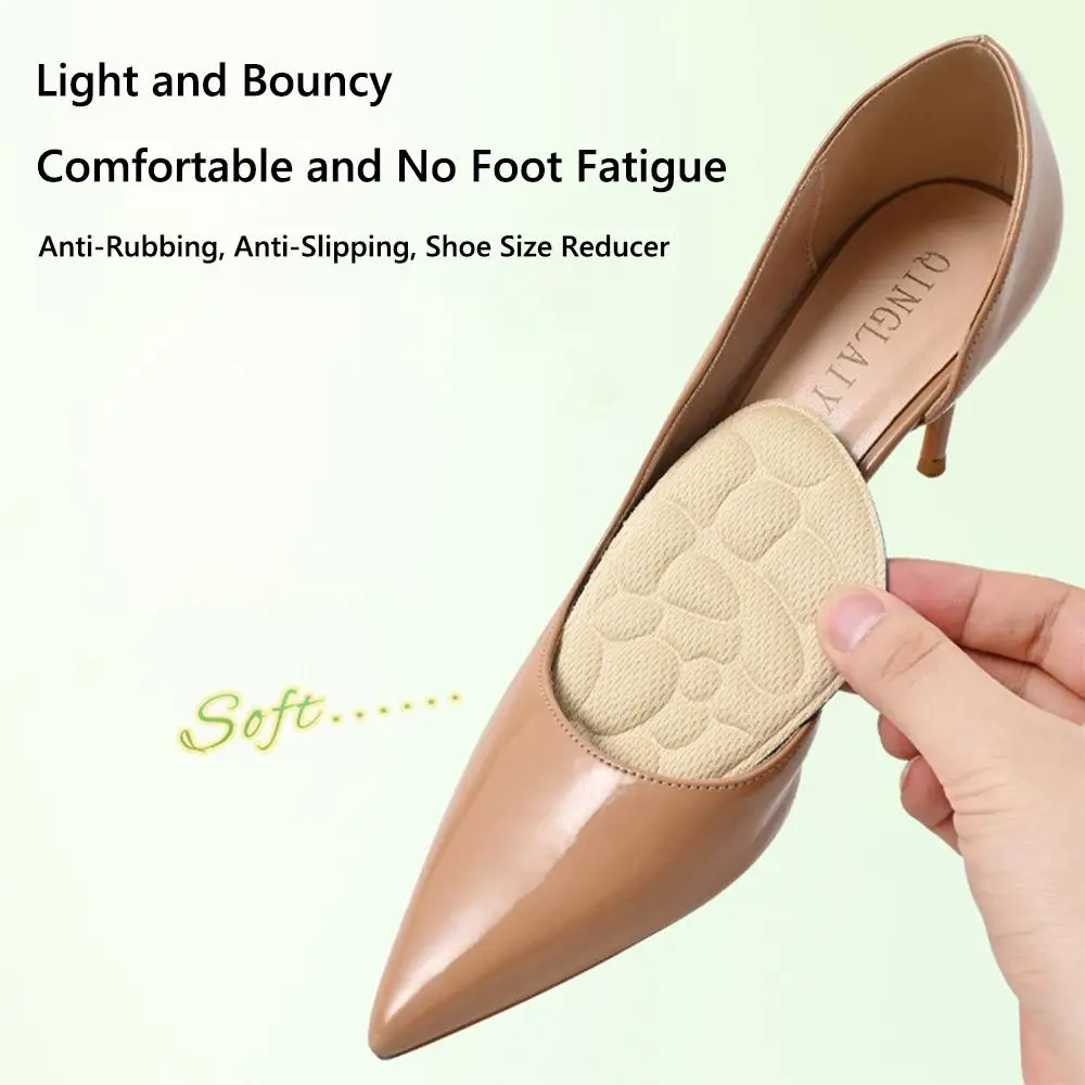 

1 Pair Sponge High Heel Shoes Insole Shock-absorbing Soft Forefoot Cushion Lightweight Women Shoe Pad for Women