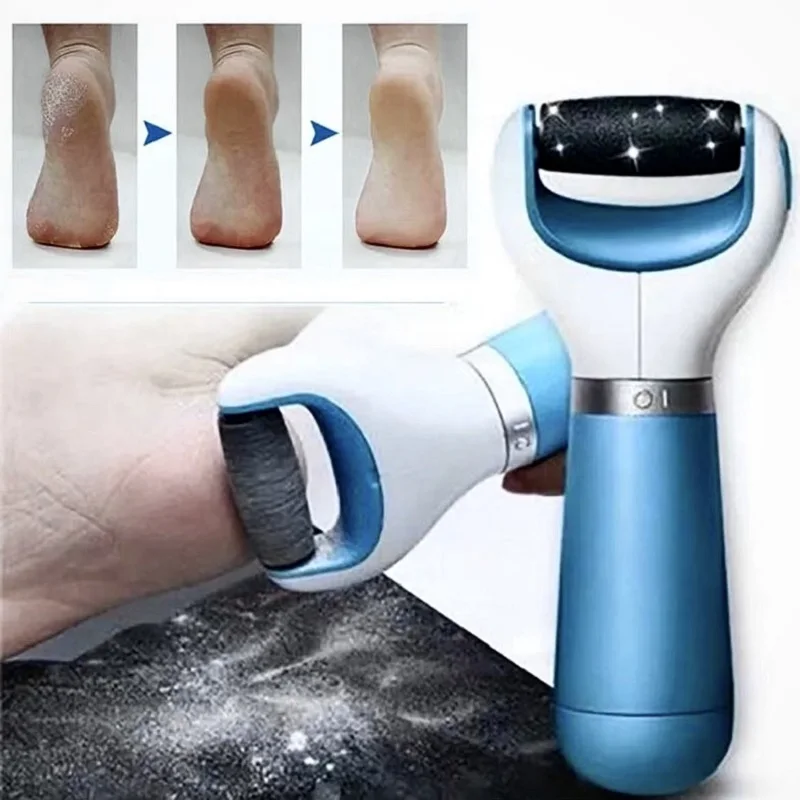 Smerigliatrice elettrica per piedi Dispositivo per pedicure per la cura dei piedi Rimuovi calli Artefatto per rimuovere la macchina per la pelle morta e calli Trimmer per piedi