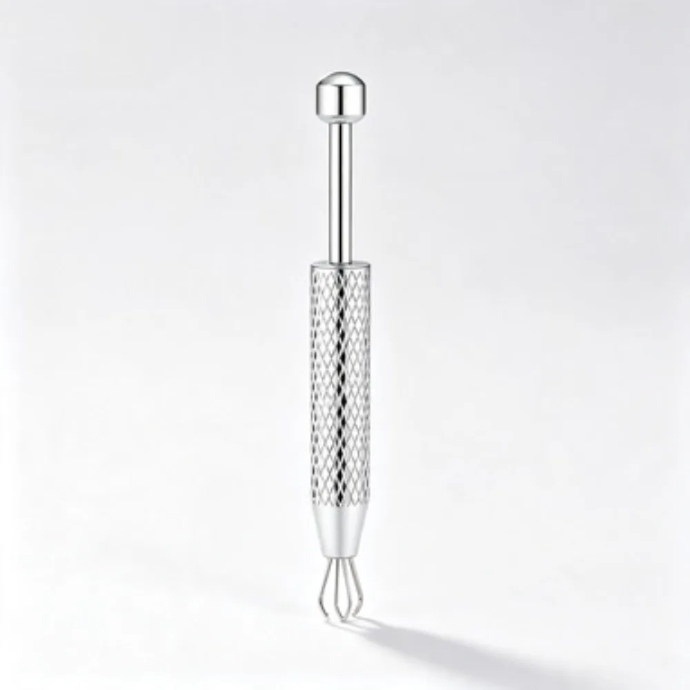 1PC 4 Jaw Diamond Claw Tweezers Ball Grabber, Multi‑Function Holder Tool for Jewelry Beads Gems Nuts IC Chips Tiny Parts Pick Up