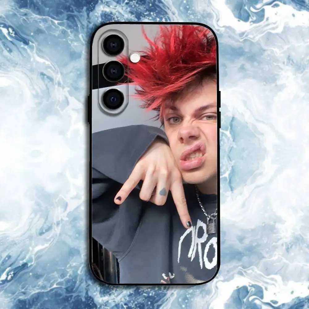 حافظة هاتف Yungblud Lowlife لهاتف سامسونج جالاكسي A73، A72، A71، A70، A53، A52، A51، غلاف أسود ناعم آخر