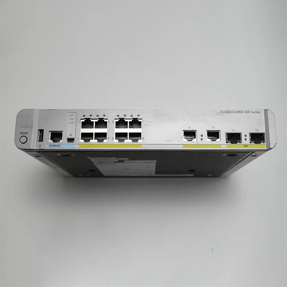 WS-C2960CX-8TC-L 8-Port Gigabit Desktop Network Switch Mute 100% Tested Fast Ship Perfect Work