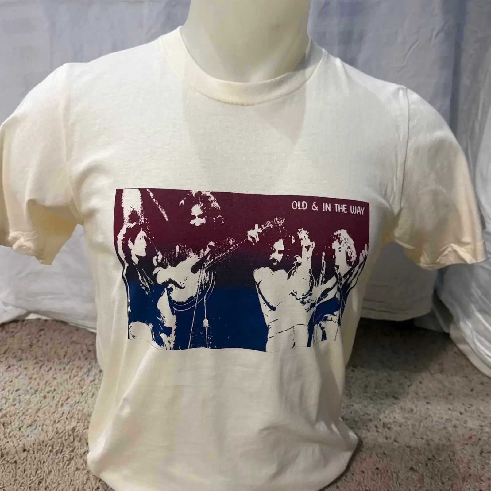 Old amp In The Way T Shirt gift for musician husband wife retro bluegrass dead head vintage Washed Unisex Slightly Comfortable