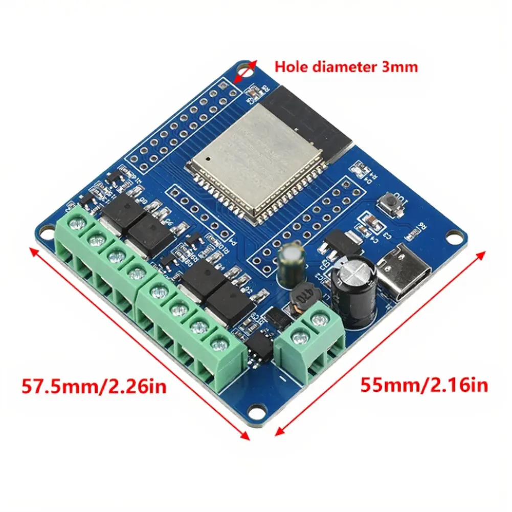 ESP32-32E Microcontroller Development Board with MOS Switch Capabilities and ESP-IDF Compatibility for IoT Use