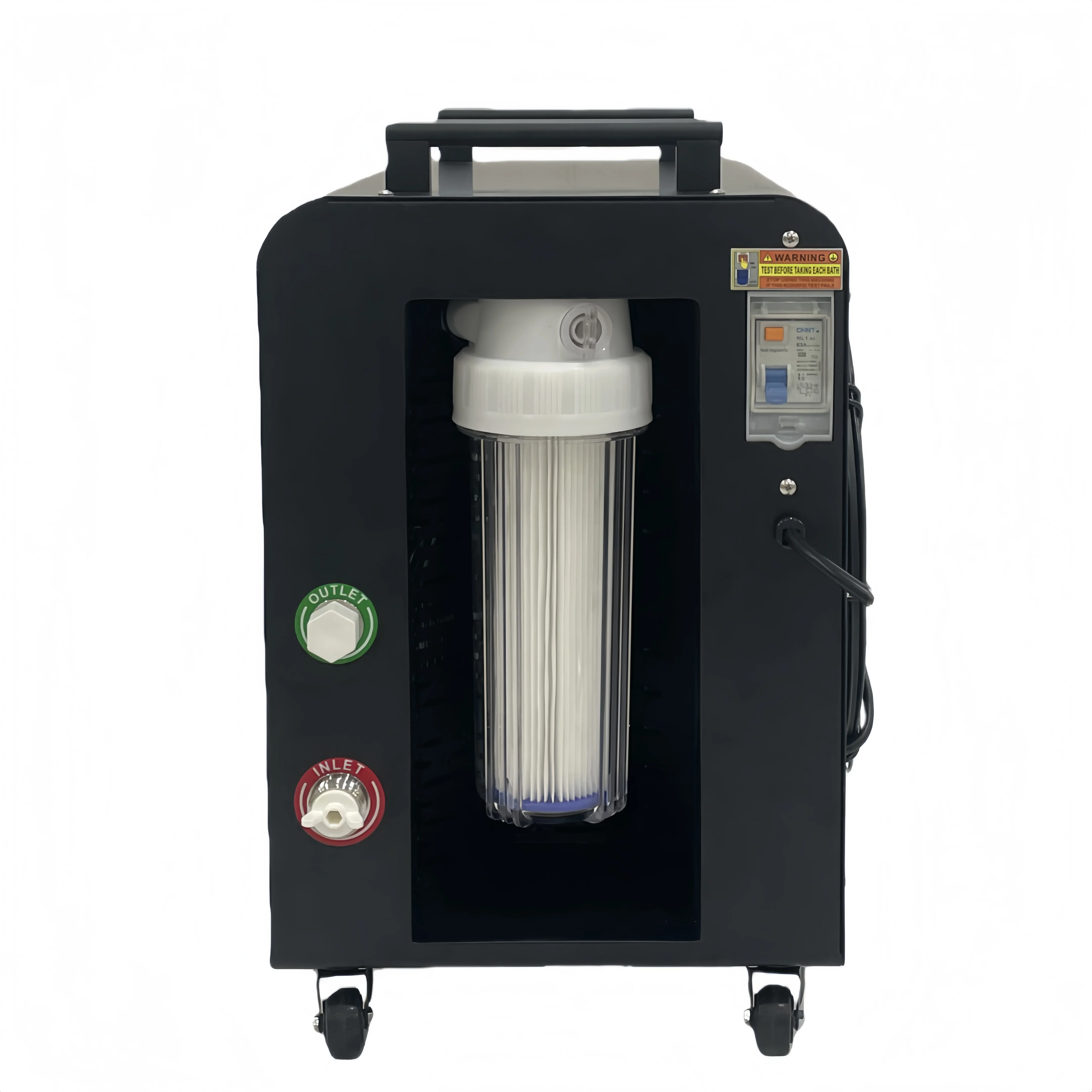 1HP Air-Cooled Water Chiller with R-32 Refrigerant Automatic Inflatable Ice Bath Chiller for Home Spa and Hydroponic Use