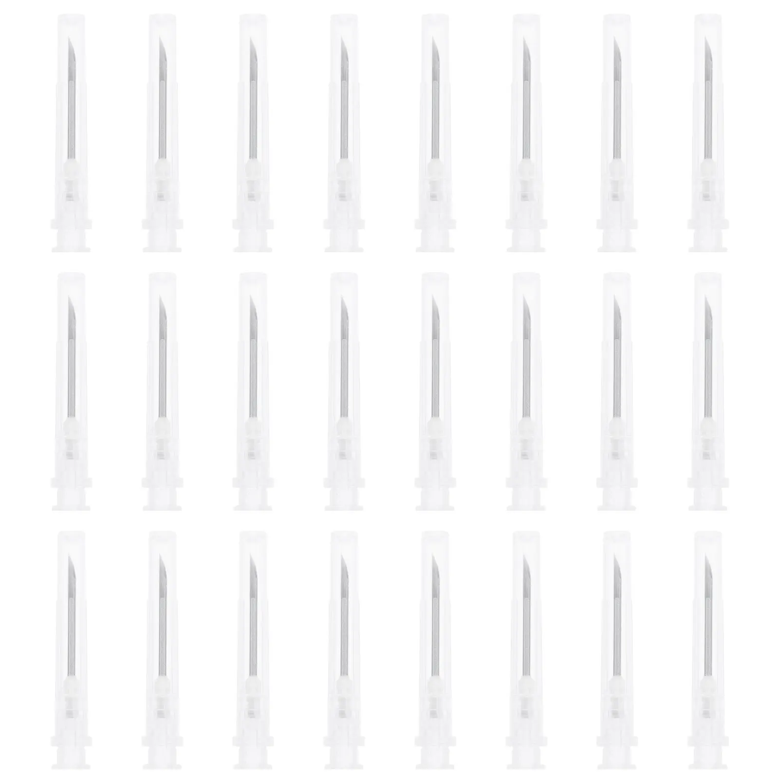 

100 Pcs Dispensing Tool Accessories Industrial Stainless Steel Needles Tip for Refilling Glue Industry Syringe