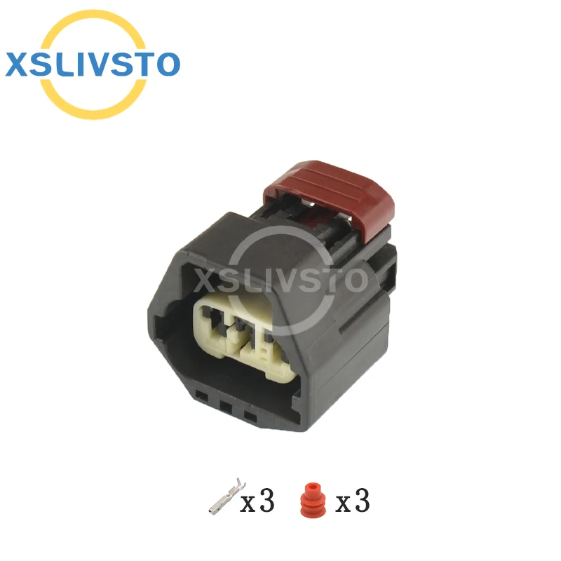 1Set 3 Pin Auto waterproof connector Brake fluid level sensor fuel filter sensor plug 7283-5541-30 7282-5541-30 For Ford Volvo