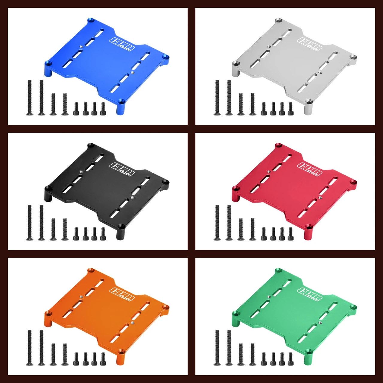 

GPM 7075-T6 Alloy Electronics Mount Plate For TRAXXAS 1/6 Funco Pro Scale 2Wd Sand Car 8S