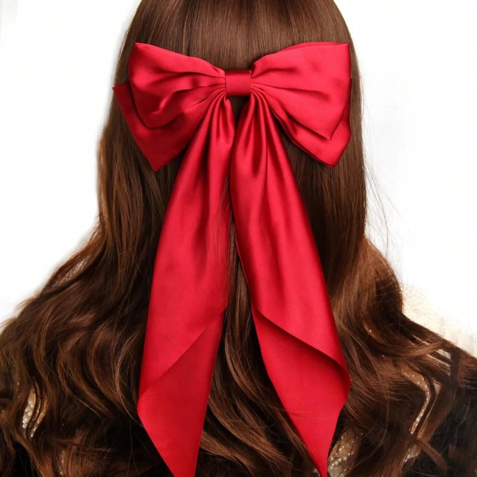16 Stück französische Haarschleifen in zufälliger Farbe, Vintage-Haarspangen mit großer Schleife, elegante metallische Haarspangen, Haarschmuck, Vorteilspack, für B – Detail 2