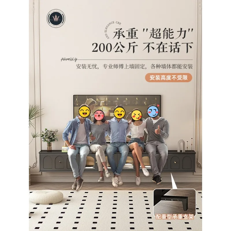 خزانة تلفزيون راقية، مقبس حماية، شقة صغيرة، أثاث غرفة المعيشة، خزانة تلفزيون زجاجية سوداء