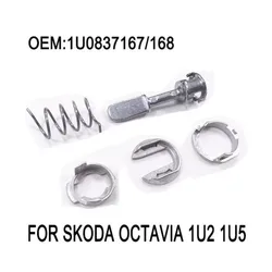 New! For SKODA OCTAVIA 1U2 1U5 Door Lock Cylinder Barrel Repair Kit Front Side