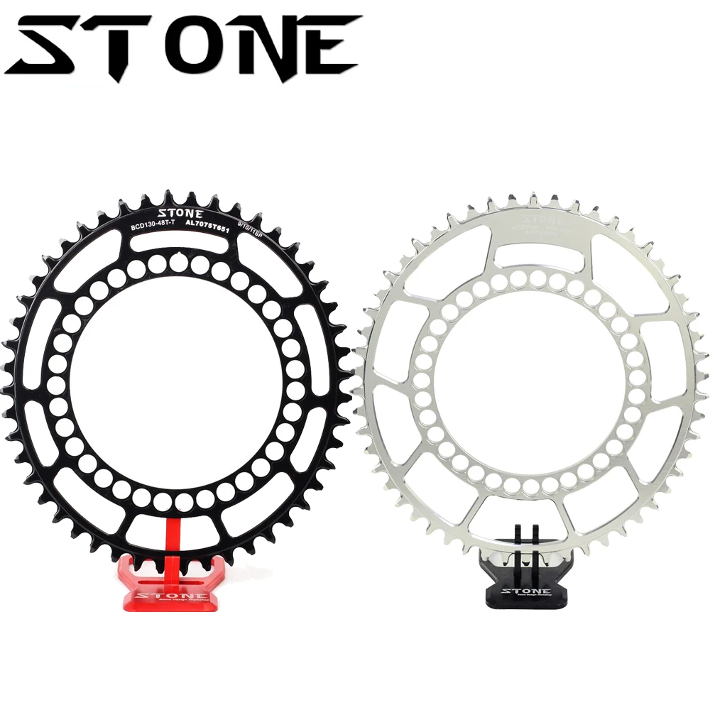 

STONE CX Cyclocross Oval Chainring BCD130mm 5 Arms For Road MTB JAVA FNHON Folding Bike 5700 6700 Chainwheel bcd130 Chain Ring