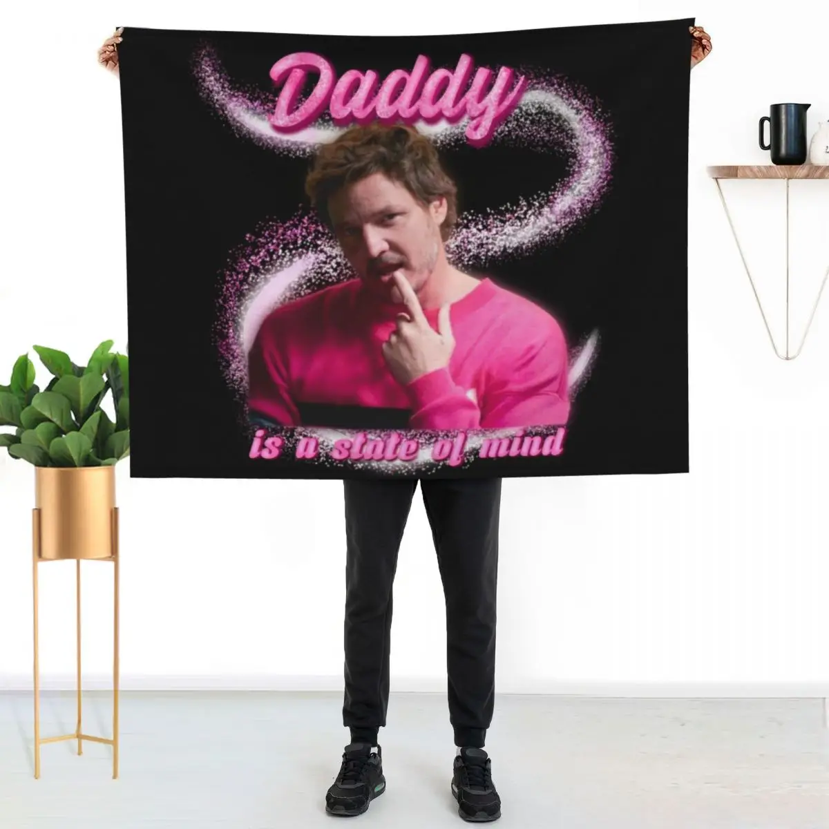 

pedro pascal Throw Blanket Flannel Fleece Soft Warm Throw Blanket