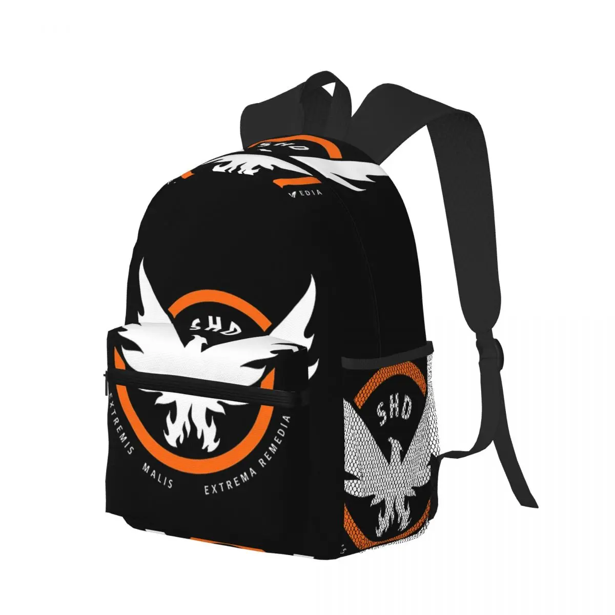 Game Tom Clancys The Division SHD Seal Student Backpack School Bag Hiking Travel Daypack for Men Women Bookbag Shoulder Bags