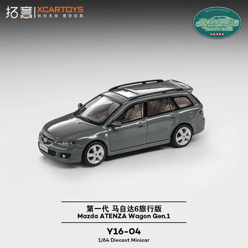 

XCarToys 1/64 Mazda ATENZA Wagon Gen.1, литая модель автомобиля из сплава, подарки для друзей, коллекционные украшения, детские игрушки для мальчиков
