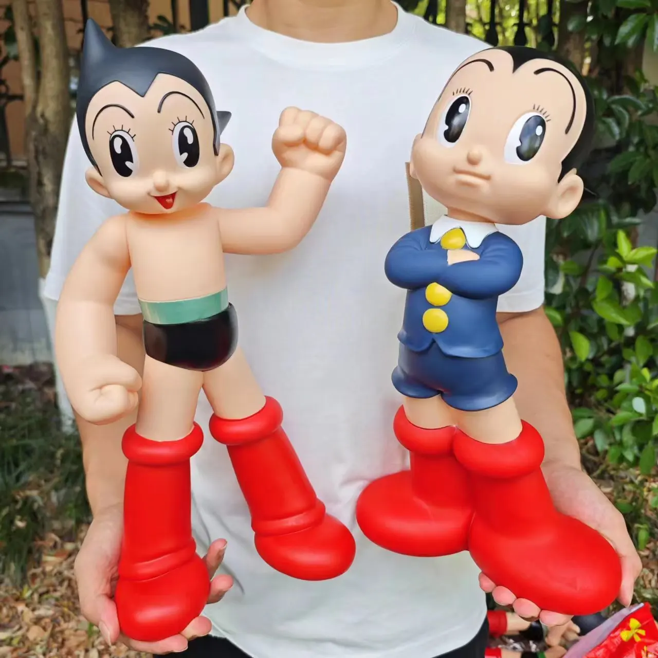 40CM Large Anime AstroBoy Mighty Atom Figure Tetsuwan Atom Movable PVC Action Figures Statue Collection Model Toys Holiday Gifts