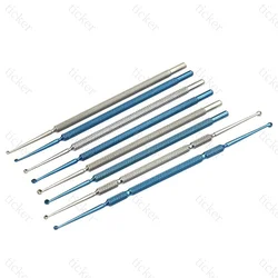 Titanium/Stainless Steel Forceps Chalazion Curette Micro ophthalmic Eye Surgical Instrument