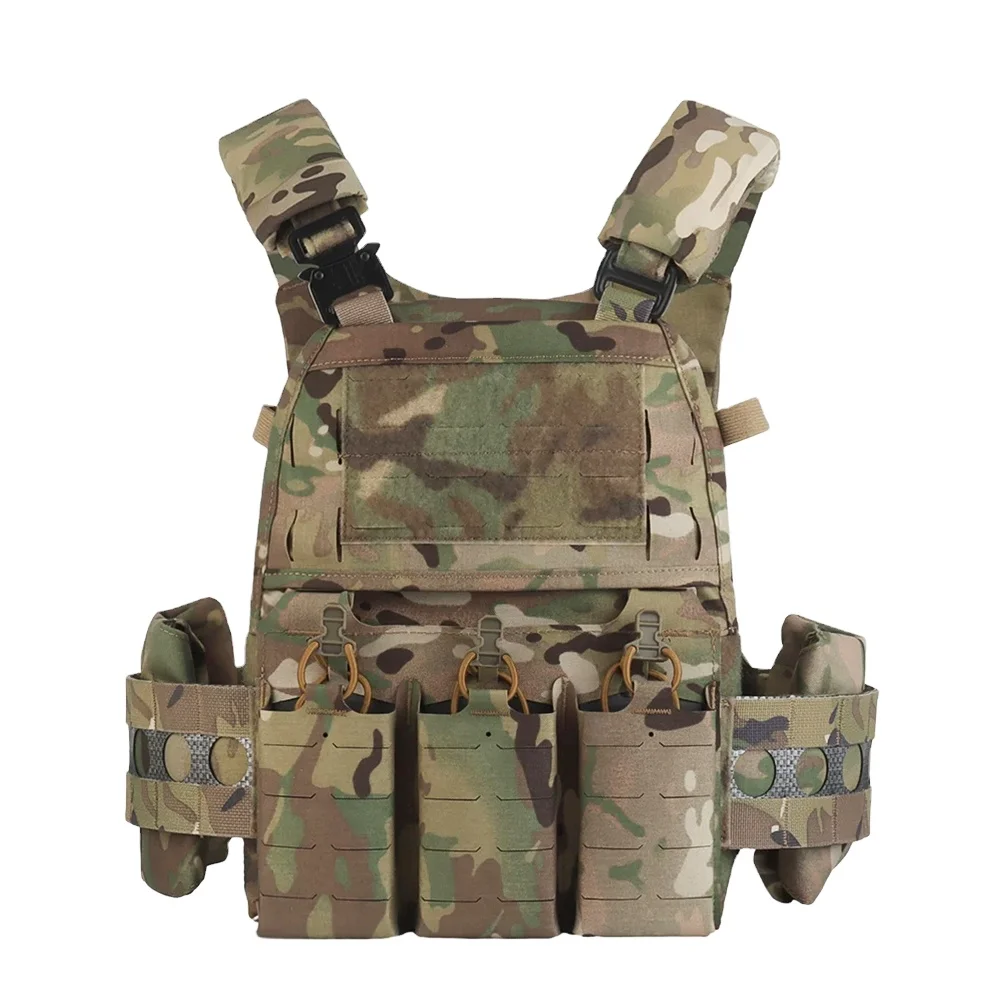 

Tactical Vest Ferro V5 FCPC Hunting Plate Carrier Vest Modular Portable MOLLE Training Triple Magazine Pouch Chaleco Tactico