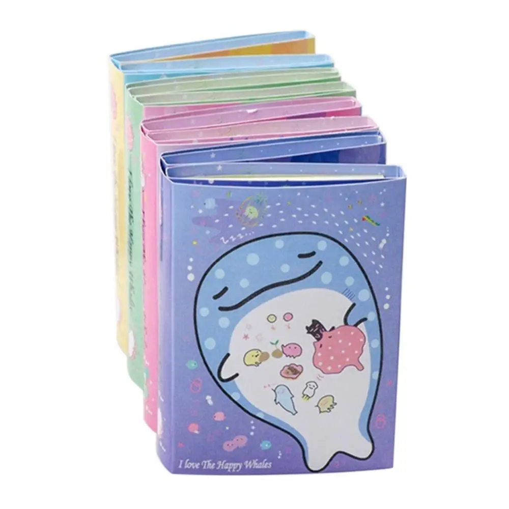 Cute Whale Foldable Memo Pad Sticky Notes Bookmark Gift Stationery Paper Sticker Office School Supplies