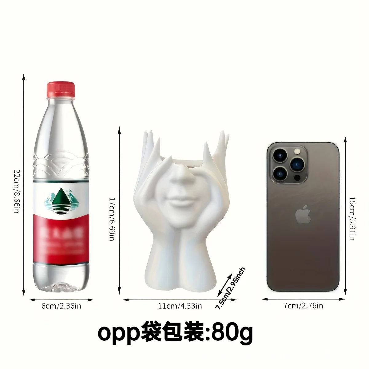 

1PC Q-version human body art creative styling storage rack